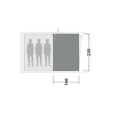 Outwell Flat Woven Carpet Oakwood 3