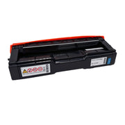 Original Ricoh Toner SPC310E (407641) Farbe: Cyan ca. 2.500 Seiten für Ricoh SP C310 I SP C242 DN