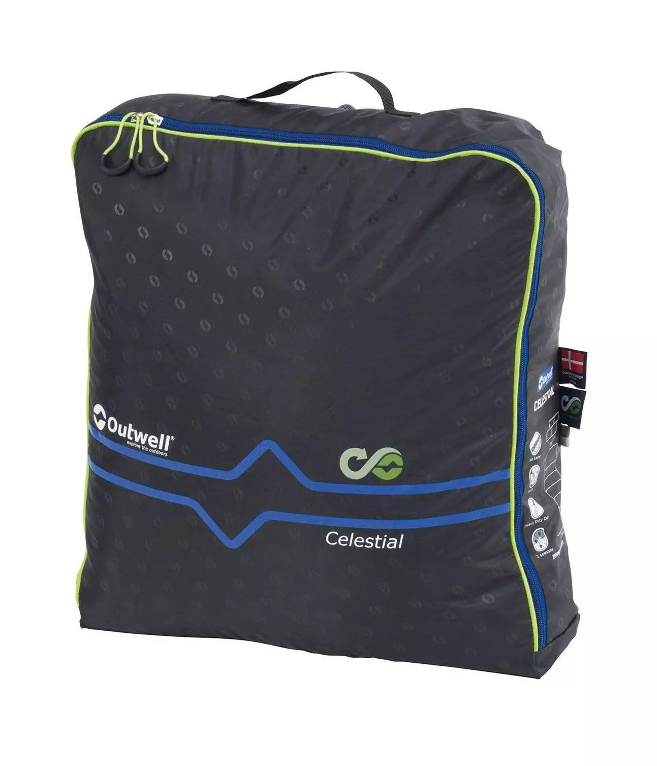 Outwell Celestial Deckenschlafsack, 225x80cm, grün