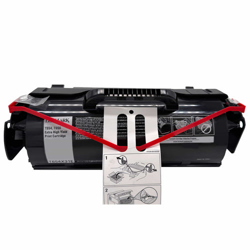Original Lexmark Toner T654X31E / T 650 Farbe: Schwarz ca. 36.000 Seiten