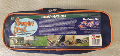 Peggy Peg / Camp Nation Familienzelt Sturmpaket - Schraubheringe Erweiterung