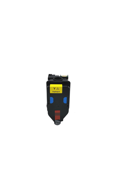 Original Konica Minolta Toner TNP-80Y (AAJW252) Farbe: Yellow ca. 9.000 Seiten für: Konica Minolta bizhub 3320i und 3321i
