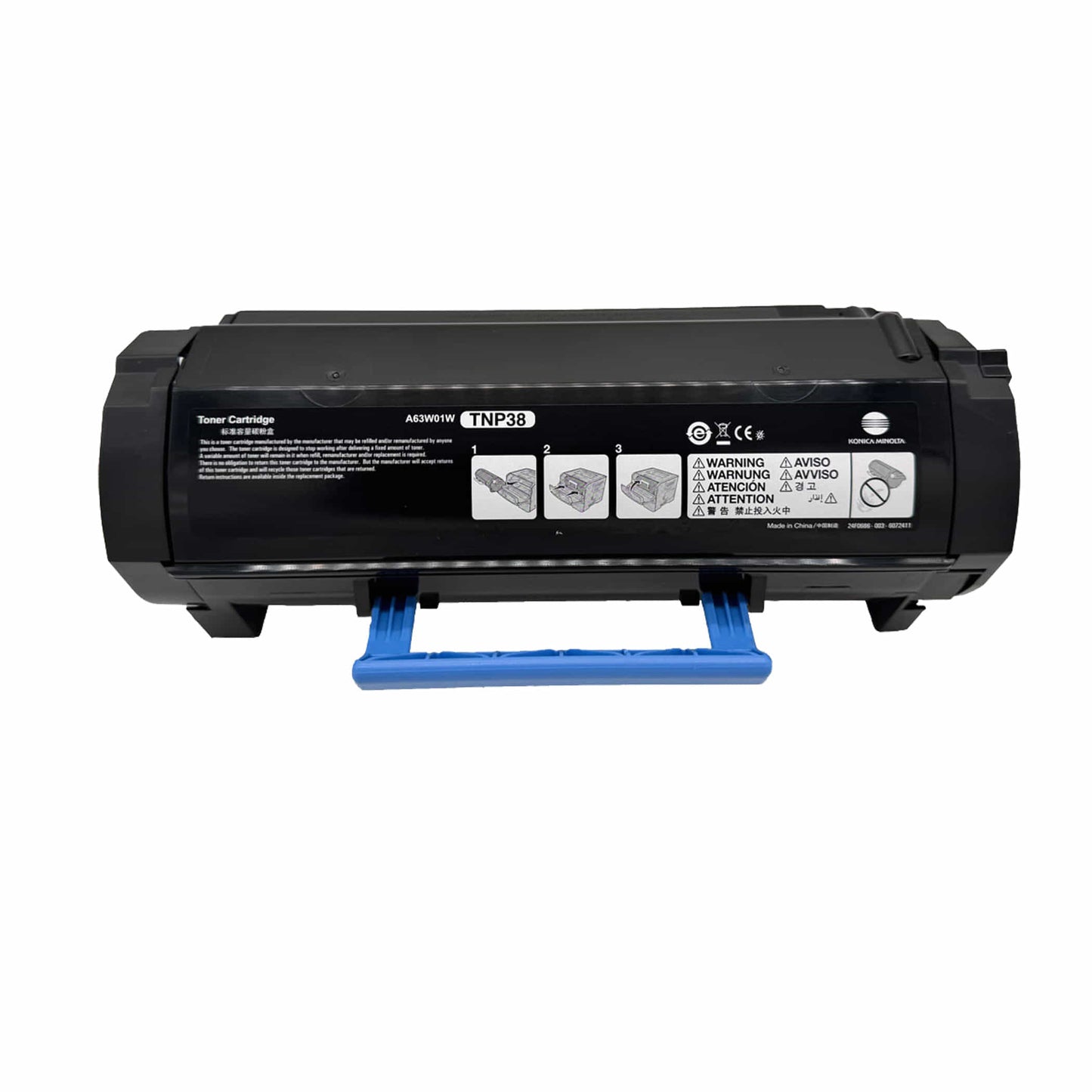 Original Konica Minolta Lasertoner TNP-38 (A63W01W) Farbe: Schwarz ca. 20.000 Seiten für: Konica Minolta Bizhub 4000P usw.