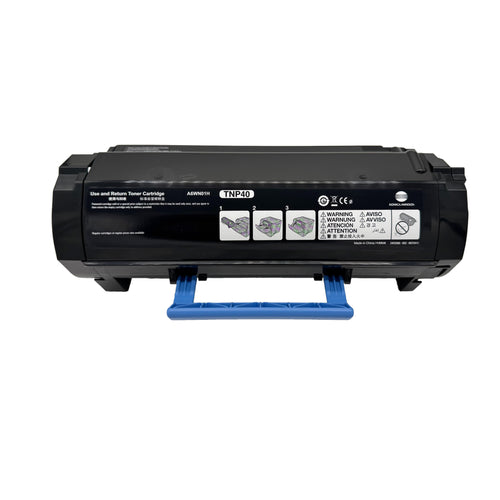 Original Konica Minolta Toner TNP-40 (A6WN01H) Farbe: Schwarz ca. 20.000 Seiten für Konica Minolta Bizhub 4020