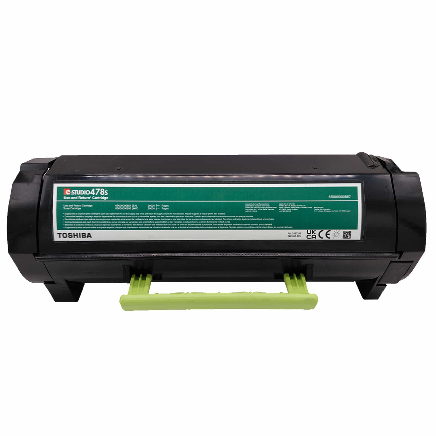 Original Toner Toshiba T-478SE-R (6B000000857) Farbe: Schwarz ca. 20.000 Seiten für e-STUDIO 487s