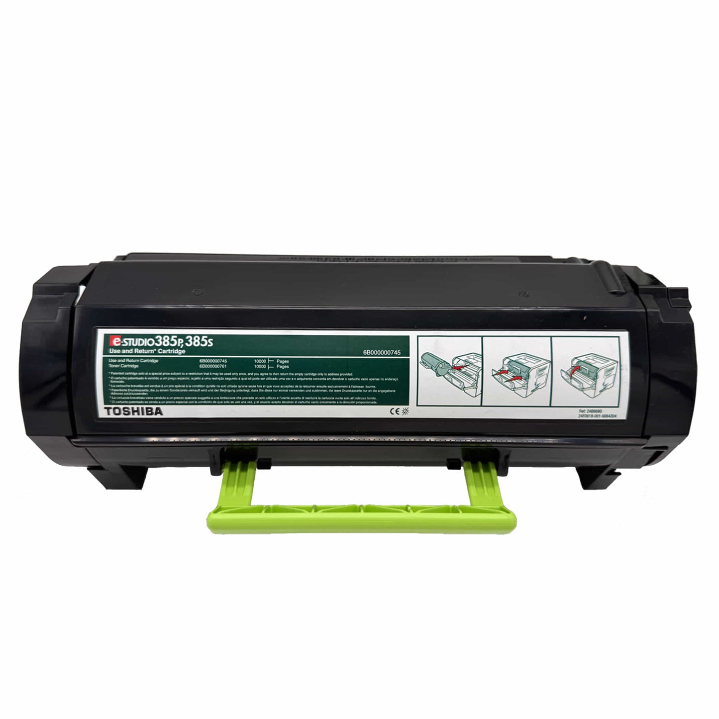 Original Toner Toshiba T-3850PR (6B000000745) Farbe: Schwarz ca. 10.000 Seiten für e-STUDIO 385P, 385S wb