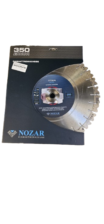 Nozar Trennscheibe Diamantscheibe TITAN XXL 350x20/25,4 mm Granit Marmor Naturstein
