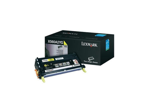 Original Lexmark Toner X560A2YG Farbe: Yellow ca. 4.000 Seiten für für X560dn | X560n
