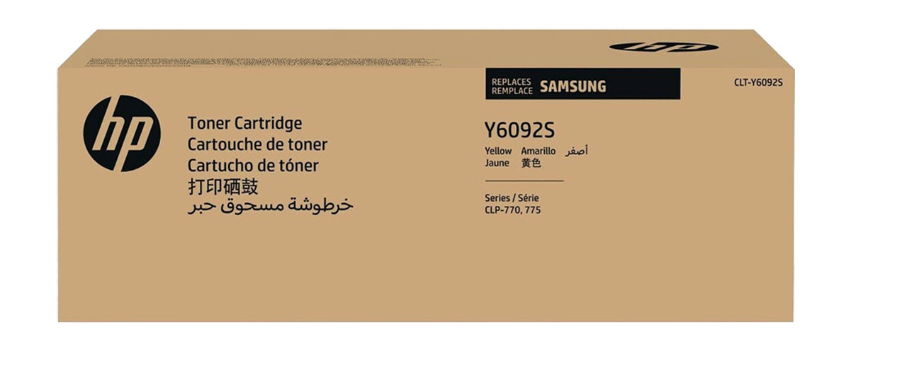 Original HP Toner (SAMSUNG) CLT-Y6092S / SU559A Farbe: Yellow 7.000 Seiten für CLP-770/775 Serie wb