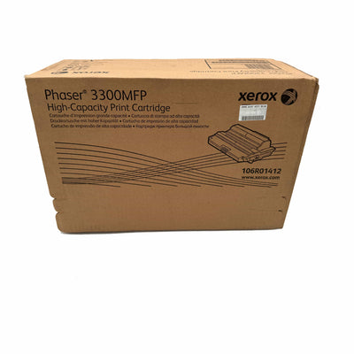 Original Xerox Toner 106R01412 Farbe: Schwarz ca. 8.000 Seiten für Xerox Phaser 3300MFP usw.