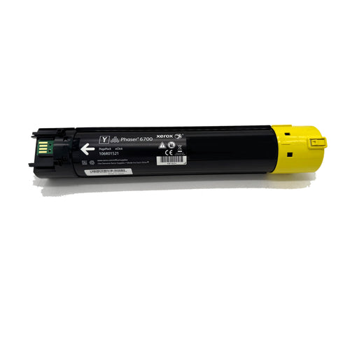 Original Xerox 106R01521 Toner Farbe: Yellow ca. 12.000 Seiten für Xerox Phaser 6700 Serie
