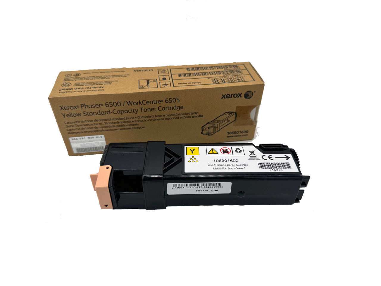 Original Xerox 106R01600 Toner Farbe: Yellow ca. 1.000 Seiten für Xerox Phaser 6500 Serie usw. wb