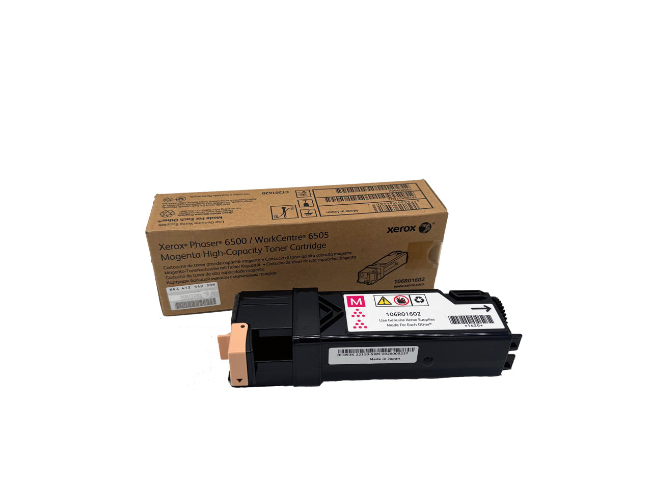 Original Xerox 106R01602 Toner Farbe: Magenta ca. 2.500 Seiten für Xerox Phaser 6500 Serie usw. wb
