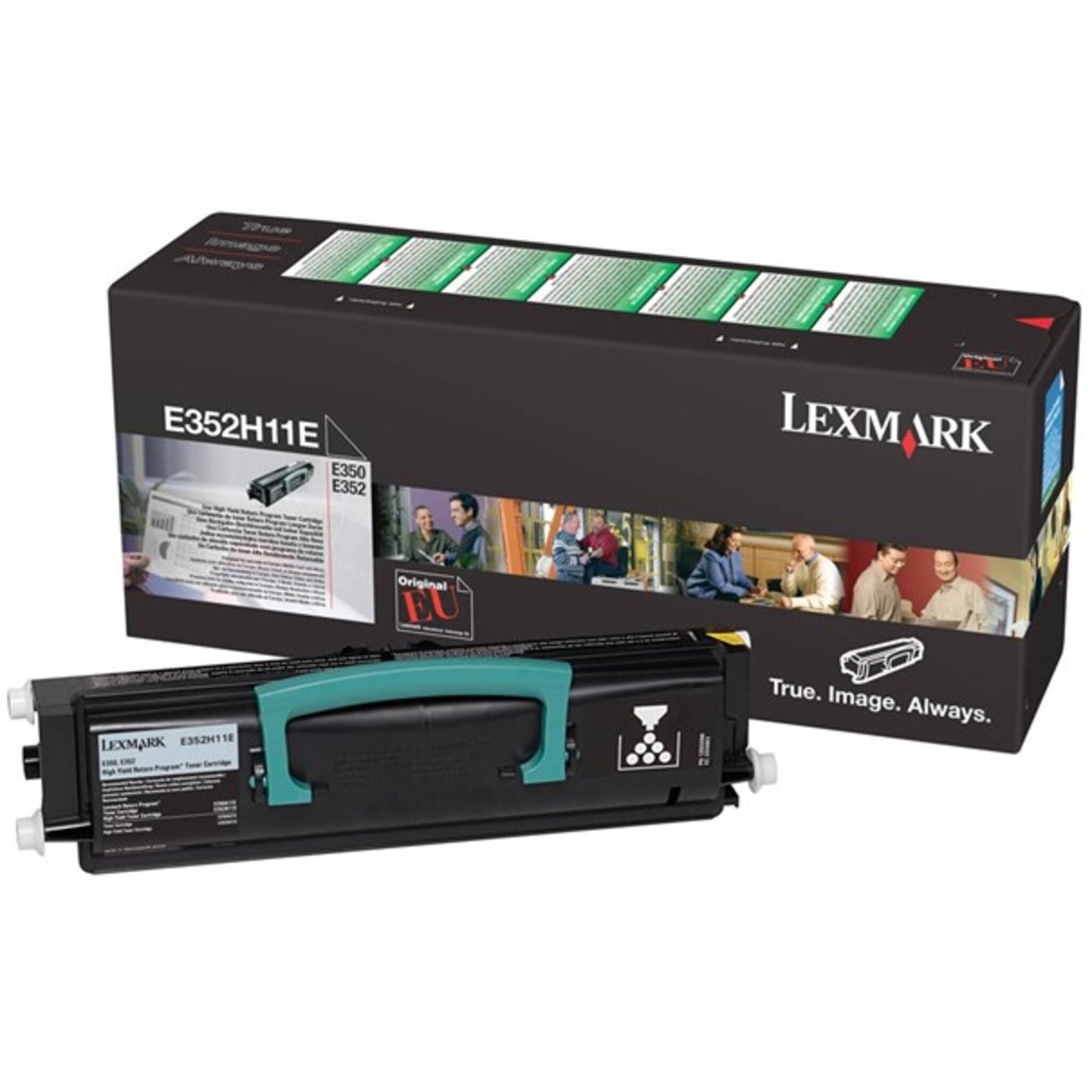 Original Toner Lexmark E352H31E, Schwarz, ca. 9.000 Seiten