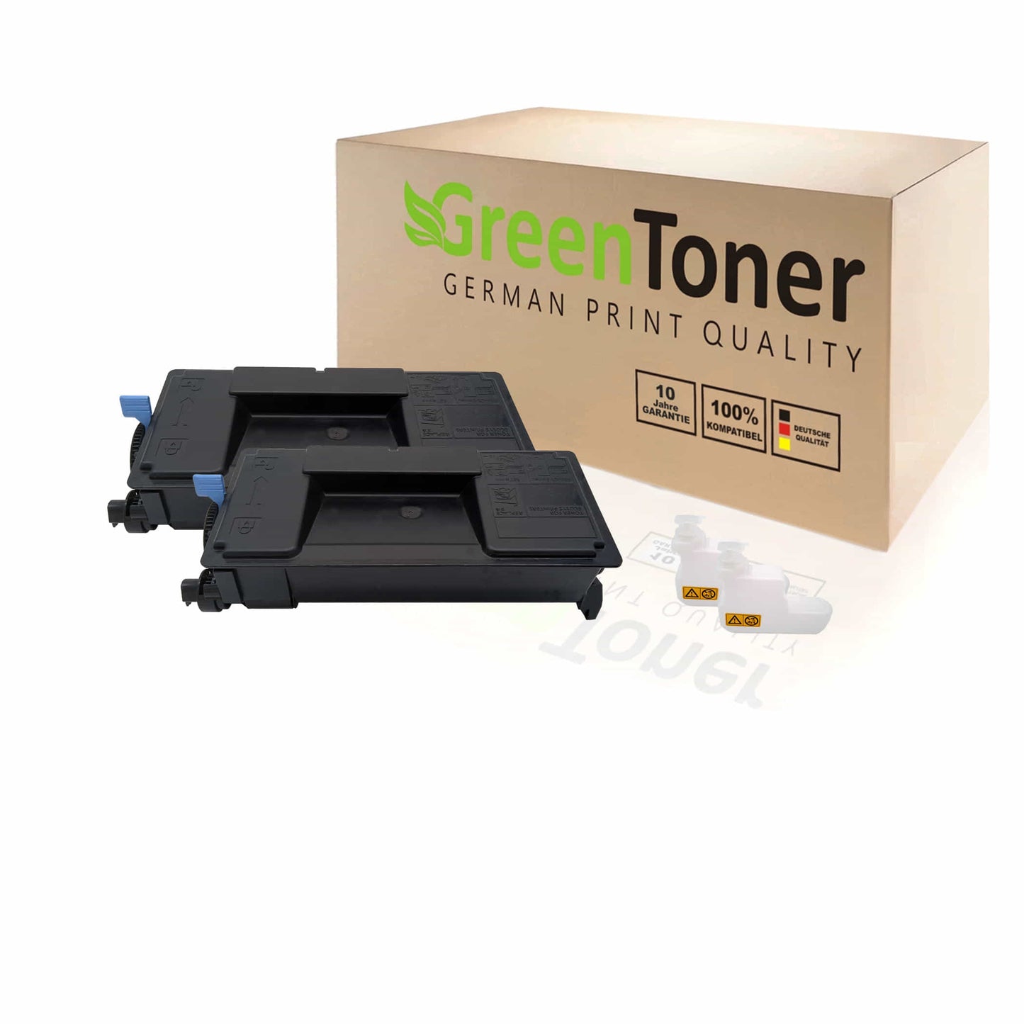 Toner-Doppelpack ersetzt Kyocera TK-3160 Farbe: Schwarz, ca. 2 x 12.500 Seiten