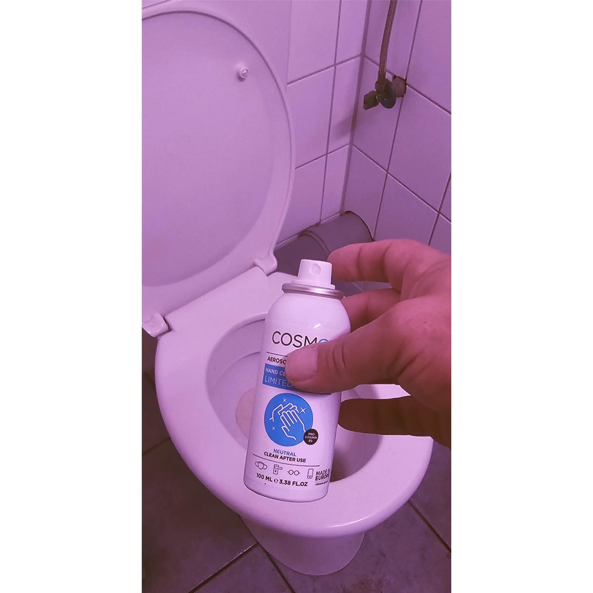 COSMO2 duftspray , 100ml, 80% Alcohol 12 x 100 ml der perfekte Begleiter für die Handtasche für  Bad und Toilette