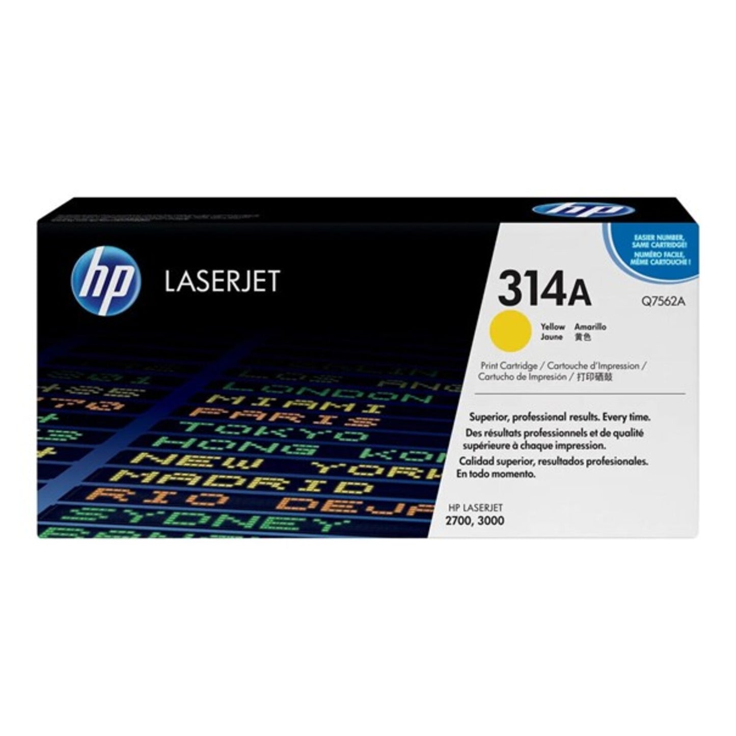 Original Toner HP Q7562A, 314A, Gelb, ca. 3.500 Seiten