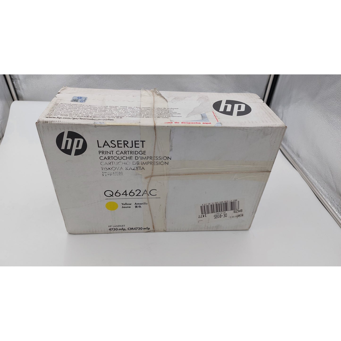 HP Colour LaserJet Q6462AC contract toner gelb 12.000 Seiten beschädigte Verpackung