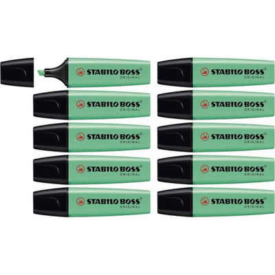 Textmarker in der Farbe Türkis von STABILO-BOSS.