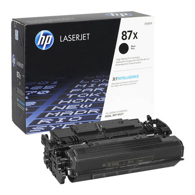 Original Toner HP CF287X, 87X, Schwarz, ca. 18.000 Seiten  287x original Hewlett Packard NEU und OVP