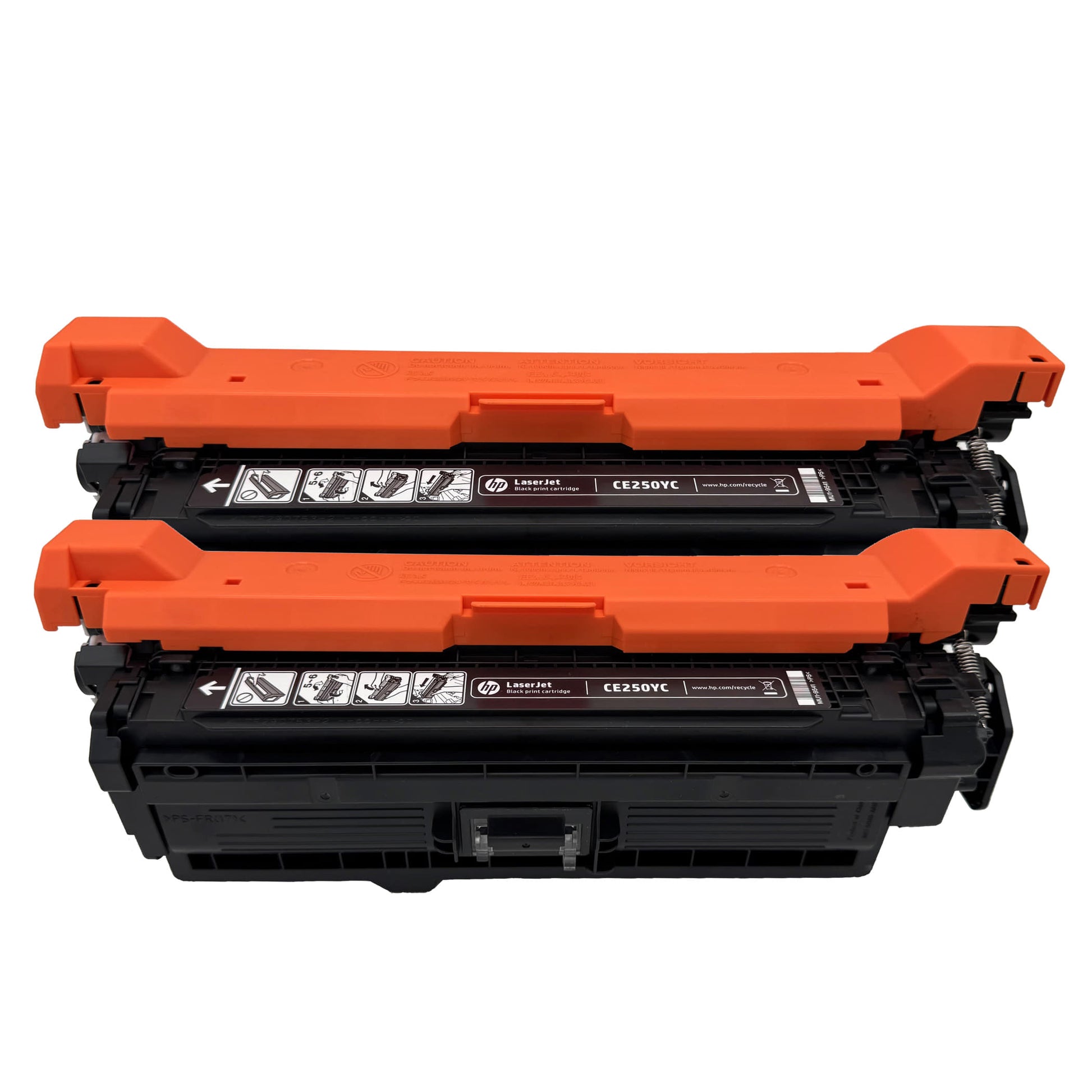 Original HP Doppelpack 504X (CE250XD) Farbe: Schwarz ca. 2x 10.500 Seiten für Color LaserJet CM 3500 | CM 3530 | CP 3523 | CP 3525 Serie usw.