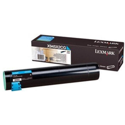 Original Toner Lexmark X945X2CG, Cyan, ca. 22.000 Seiten