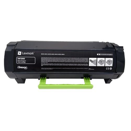 Original Lexmark Toner 50F2000 | 502 Farbe: Schwarz ca. 1.500 Seiten für MS 310 | 312 | 315 | 410 | 510 | 610 Serie