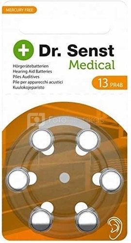 30 Stück Dr. Senst Medical Zinc Air Hearing Aid ZA13,