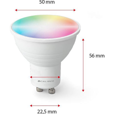 Caliber Wifi LED GU10  Cool+Warm White +RGB  HBT-GU10