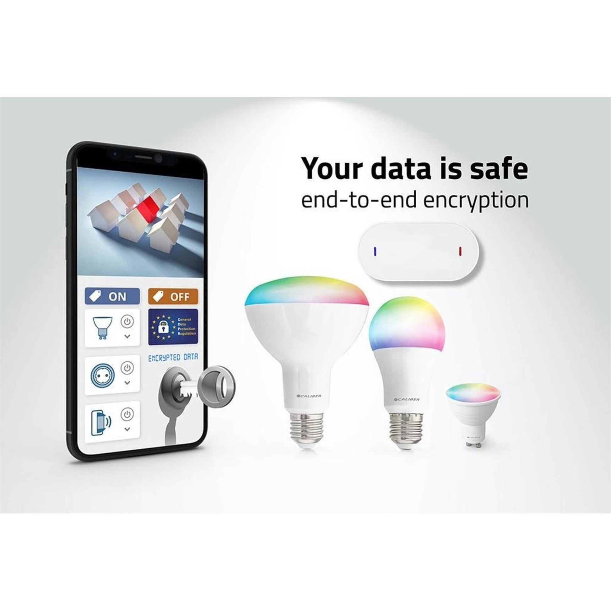 Caliber Wifi LED GU10  Cool+Warm White +RGB  HBT-GU10