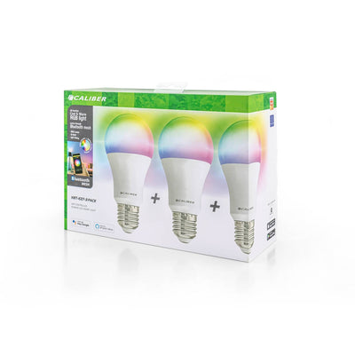 Caliber »Smart WLAN LED Lampen Glühbirne Dimmbar 9W 1000Lm HBT-E27-3PACK