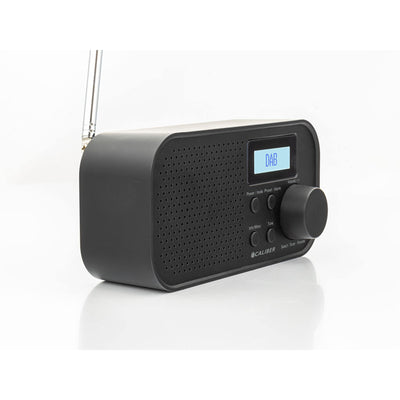 Caliber Tragbares DAB+ Radio – Mit UKW- und Weckfunktion Eingebauter Akku (HPG319DAB)