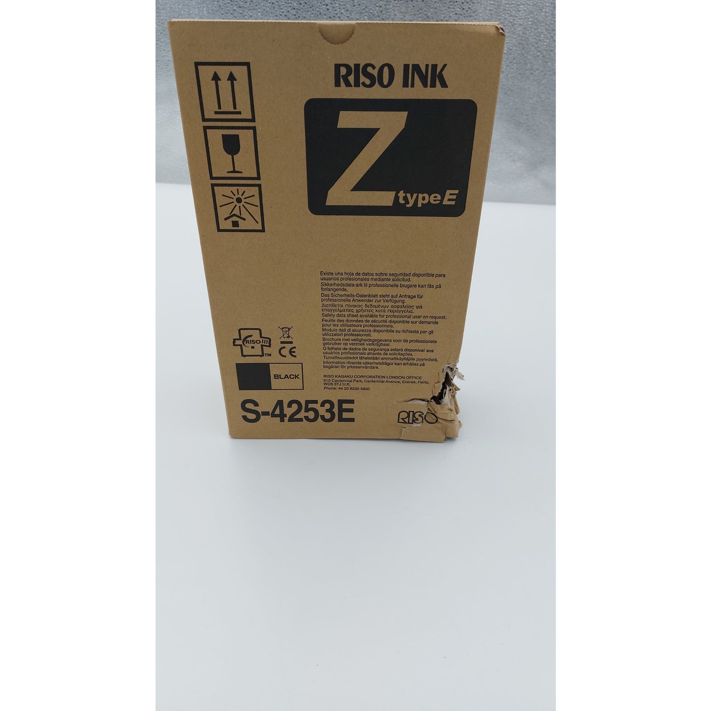 RISO Ink S-4253 Black MZ,RZ 2x1000ml beschädigte Verpackung