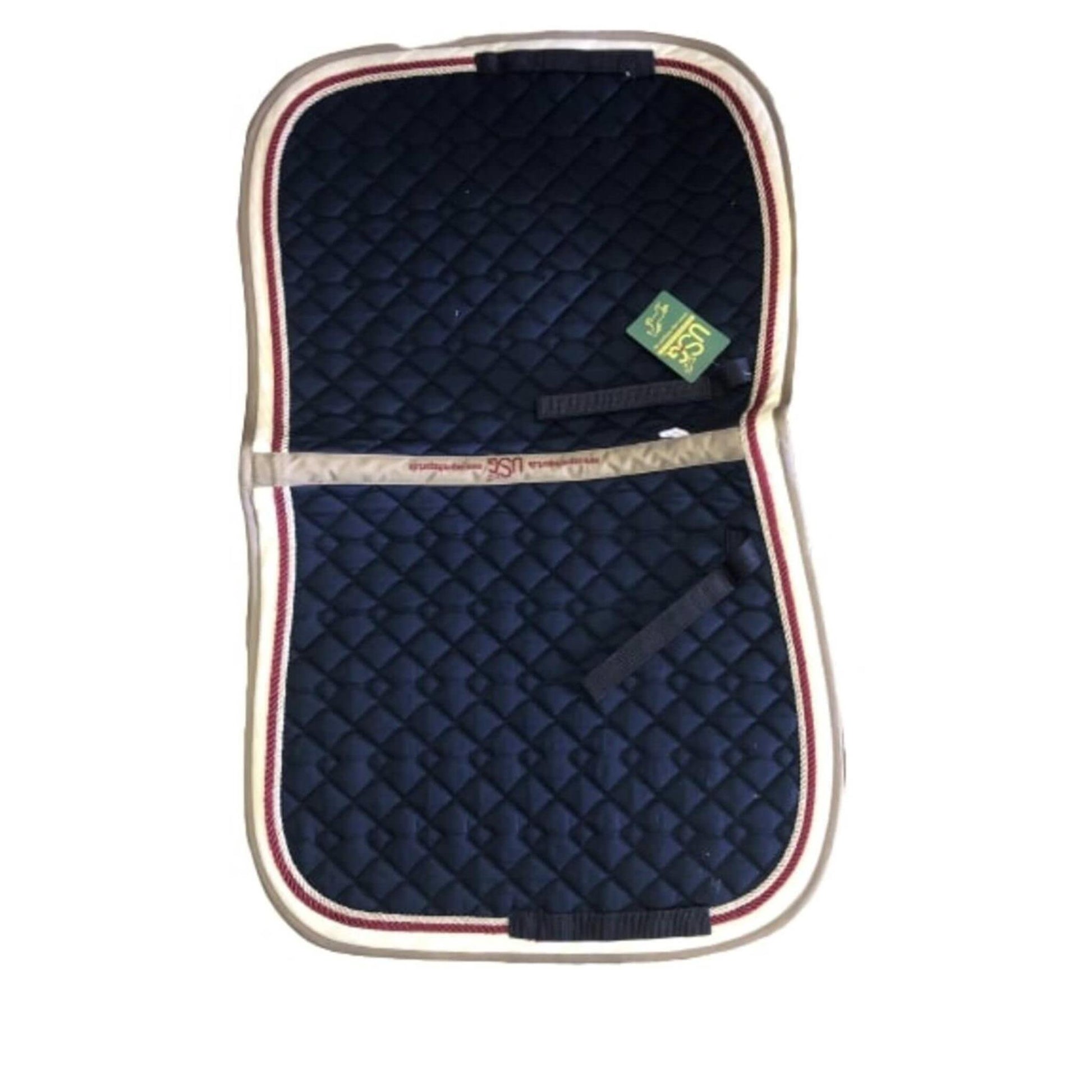 1617 USG Schabracke  Pony Dressur marine/rot/beige/schlamm