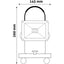 Avide LED Flutlicht Wiederaufladbar10W NW 4000K