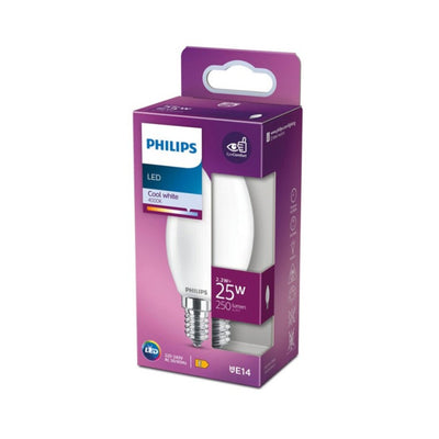 Philips LED Leuchtmittel Kerze 2,2W = 25W E14 matt 250lm 840 neutralweiß 4000K