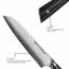 Devil's Hole® Damastmesser Santokumesser Schwarz