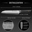 Devil's Hole® Damastmesser Santokumesser Schwarz