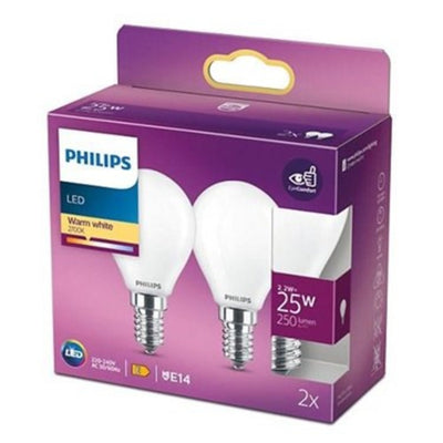 Philips LED-Lampe LED CLASSIC 25W P45 E14 WW FR ND 2PF/6 E14