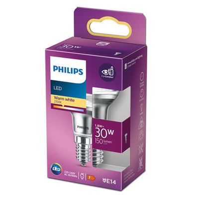 Philips LEDStrahler Reflektor E14 1,8W 36° R50 Warmweiss