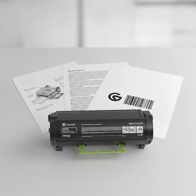 Original Lexmark Toner 56F2U0E Farbe: Schwarz ca. 25.000 Seiten für MS521dn | MS621dn | MS622de | MX521de | MX522adhe | MX622de Serie