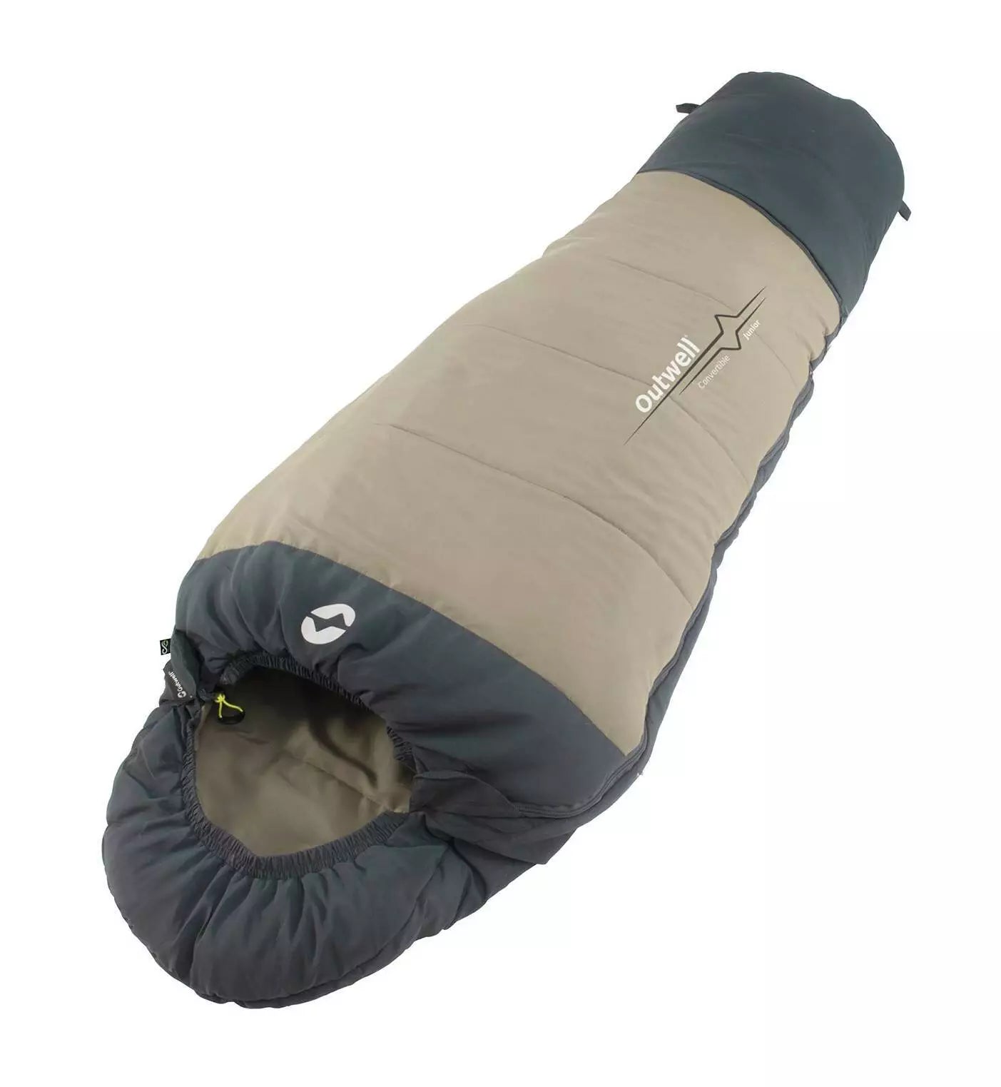 Outwell Convertible Kinder Schlafsack olivgrün