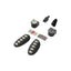 Das Thrustmaster Fighting Pack für eSwap-Controller besteht aus 6 Teilen. Zwei ultraweiche Griffstücke, ein kreisförmiges D-Pad, ein exklusives Kampfmodul, 2 lange Trigger und 2 Touchpad-Sticker