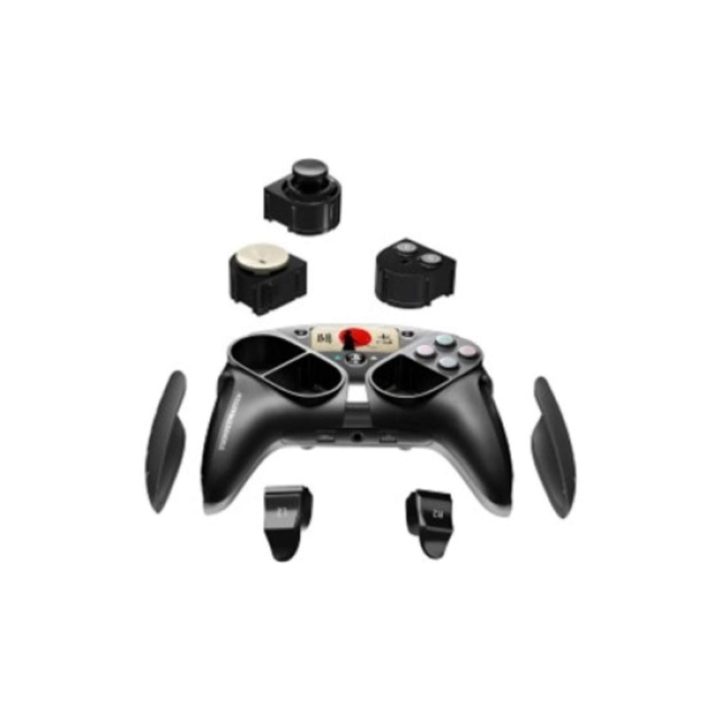 Alle Einzeilteile des Thrustmaster Fighting Pack passen zum eSwap-Controller.