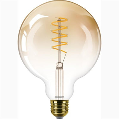 Philips E27 4.5W G120 Dim LED Birne Bernstein ( 25 watt )