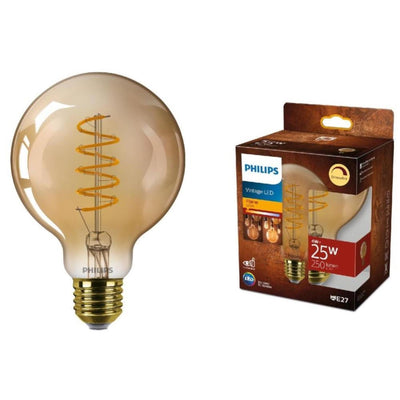 Philips  LED  Vintage Kolbenform  5,5 watt   /  25watt 250 lumen E27