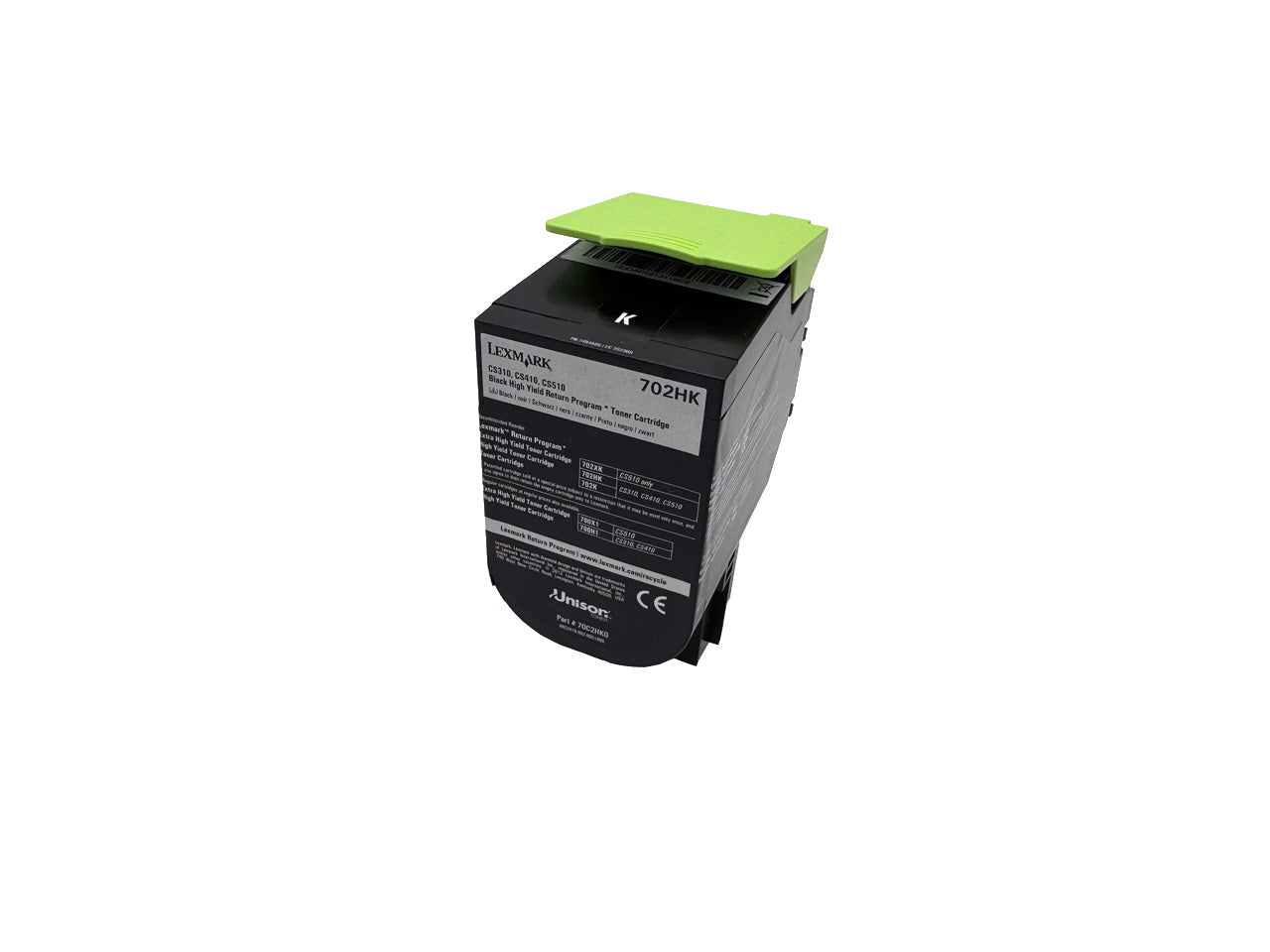 Lexmark Original Toner 70C2HK0 (702HK)  Farbe: Schwarz ca. 4.000 Seiten für CS 310 | 410 | 510 Serien wb
