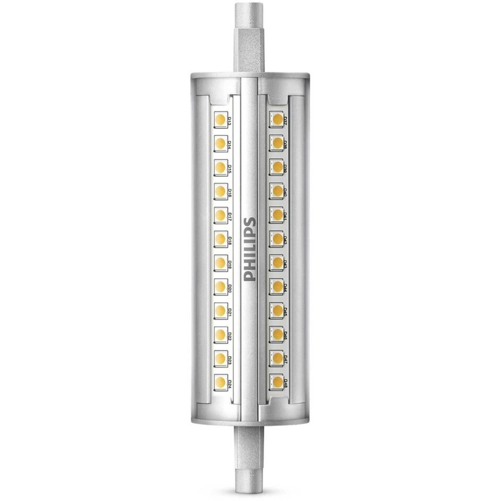 Philips LED Leuchtmittel Stabform 118mm 14W = 100W R7s klar 1600lm warmweiß 3000K DIMMBAR