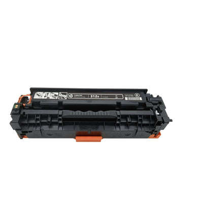 Original Toner HP 312X schwarz (CF380X) Farbe: Schwarz ca. 4.400 Seiten für Color LaserJet Pro MFP M 476 wb