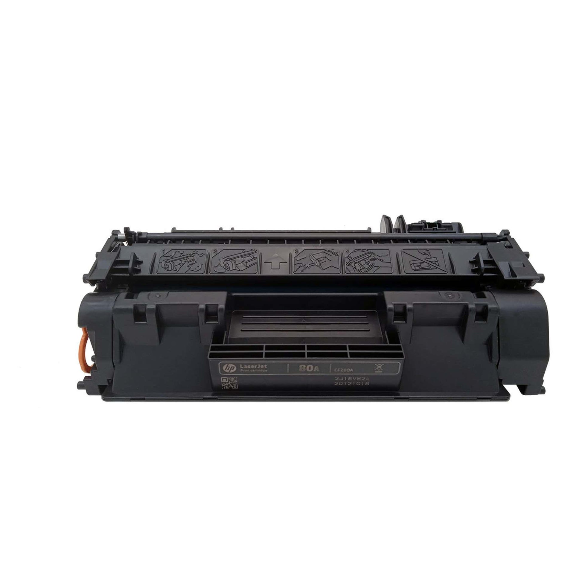 Original HP Toner 80A (CF280A) Farbe: Schwarz ca. 2.700 Seiten für LaserJet Pro 400 M401 und Pro 400 MFP M425 Serie white box